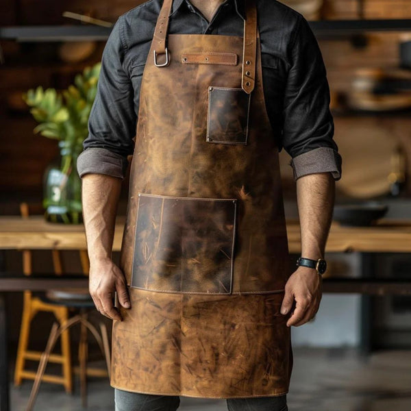 Espresso Shield Barista Apron – LeatherApronGuild
