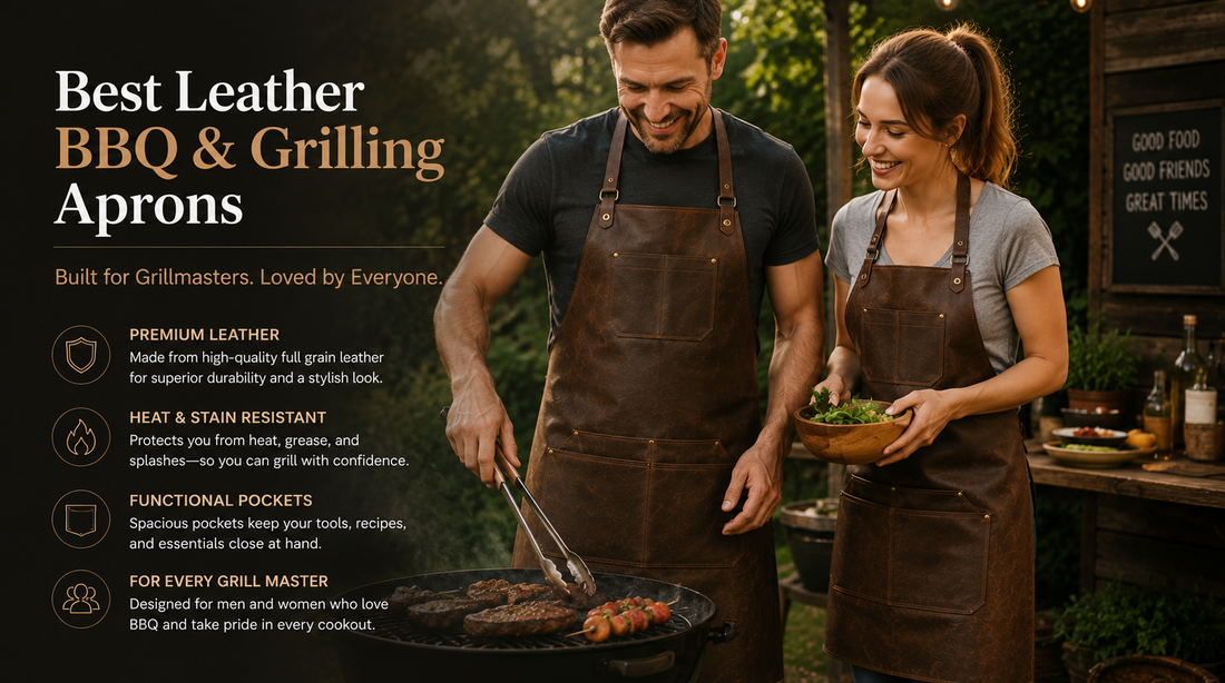 Best Leather BBQ & Grilling Aprons