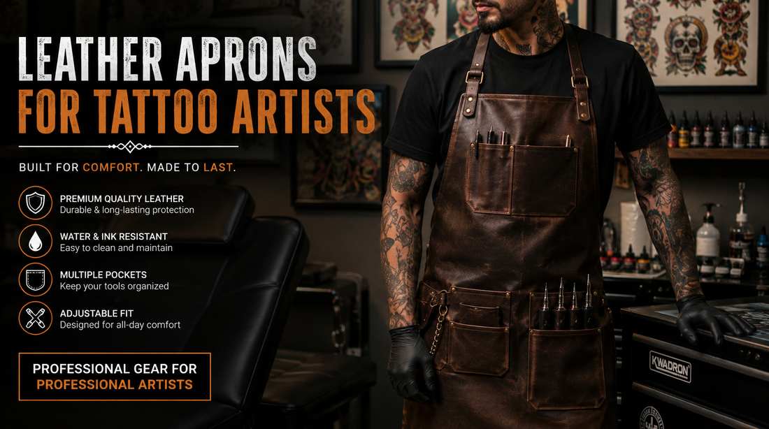 Leather Aprons for Tattoo Artists