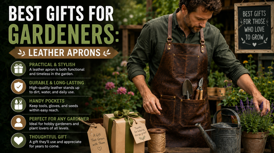 Best Gifts for Gardeners: Leather Aprons