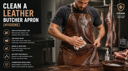 How to Clean a Leather Butcher Apron (Hygiene)