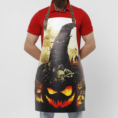 Malevolent Halloween Leather Apron