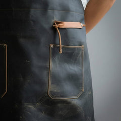 BBQ Savior Leather Grilling Apron