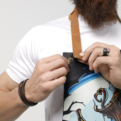Nightmarish Leather Apron for Halloween